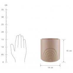 Butlers Pot de fleur HAPPY RAINBOW - Grès - Rose -Pas Cher Décoration Magasin 1000341460 220317 050 DETAILS P000000001000341460