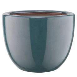 Butlers Pot de fleur GLAZE III - Grès - Bleu