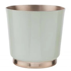 Butlers Cache-pot EMILIE - Fer - Menthe / Doré