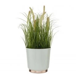 Butlers Cache-pot EMILIE - Fer - Menthe / Doré -Pas Cher Décoration Magasin 1000341468 220317 030 DETAILS P000000001000341468