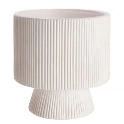 Butlers Pot de fleur ROME - Dolomite - Blanc