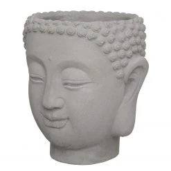 Butlers Pot de fleur BUDDHA II - Béton - Gris