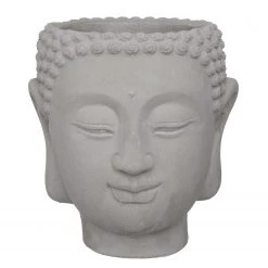 Butlers Pot de fleur BUDDHA II - Béton - Gris -Pas Cher Décoration Magasin 1000341553 220317 045 DETAILS P000000001000341553