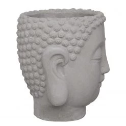 Butlers Pot de fleur BUDDHA II - Béton - Gris -Pas Cher Décoration Magasin 1000341553 220317 050 DETAILS P000000001000341553