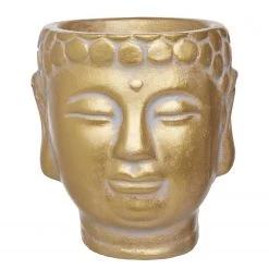 Butlers Mini-Pot de fleur BUDDHA - Béton - Doré -Pas Cher Décoration Magasin 1000341556 220317 040 DETAILS P000000001000341556