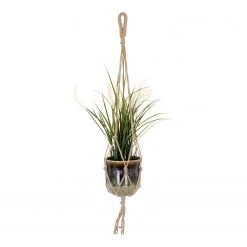 Red Living Suspension plante Ojika - Jute - Naturel