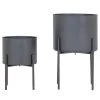 Loftscape Pots de fleur Roncon - Acier - Gris