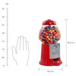 Butlers Distributeur de bonbons BIG SPENDER - Verre / Aluminium - Rouge -Pas Cher Décoration Magasin 1000343923 220406 500 SKETCH DETAILS P000000001000343923 sketch