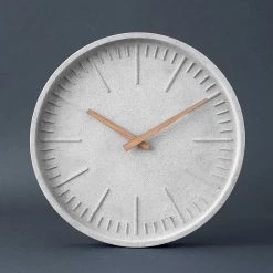 Butlers Horloge murale WALL COUTURE - Polyrésine - Gris -Pas Cher Décoration Magasin 1000343932 220406 022 MOOD DETAILS P000000001000343932 mood