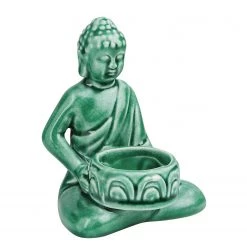 Butlers Bougeoir BOUDDHA I - Dolomite - Vert -Pas Cher Décoration Magasin 1000343955 220406 040 DETAILS P000000001000343955