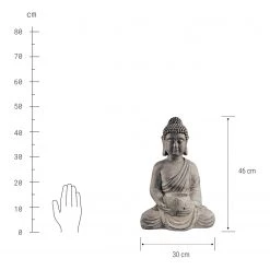 Butlers Bougeoir BUDDHA - Kaolinite / Poudre de pierre - Gris - Hauteur : 46 cm -Pas Cher Décoration Magasin 1000343957 220406 500 SKETCH DETAILS P000000001000343957 sketch