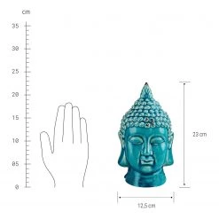 Butlers Figurine BUDDHA II - Porcelaine - Turquoise -Pas Cher Décoration Magasin 1000343961 220406 500 SKETCH DETAILS P000000001000343961 sketch
