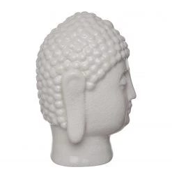 Butlers Figurine BUDDHA I - Grès - Blanc -Pas Cher Décoration Magasin 1000344056 220406 040 DETAILS P000000001000344056