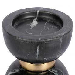 INSTYLE by Kayoom Bougeoir Satori 200 - Marbre / Fer - Noir -Pas Cher Décoration Magasin 1000346445 220425 030 DETAILS P000000001000346445