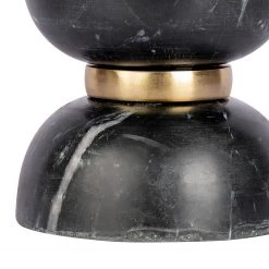 INSTYLE by Kayoom Bougeoir Satori 100 - Marbre / Fer - Noir -Pas Cher Décoration Magasin 1000346446 220425 040 DETAILS P000000001000346446