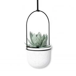 Umbra Porte-plantes Triflora (5 pots) - Acier / Polyester - Blanc -Pas Cher Décoration Magasin 1000346971 220516 060 DETAILS P000000001000346971