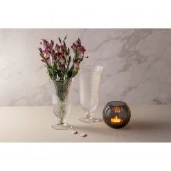 Leonardo Vase sur pied Poesia - Verre cristallin - Transparent - Hauteur : 35 cm -Pas Cher Décoration Magasin 1000347038 220510 021 MOOD DETAILS P000000001000347038 mood