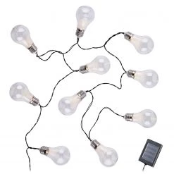 Butlers Guirlande lumineuse SUNLIGHT - ABS - 10 ampoules - Translucide