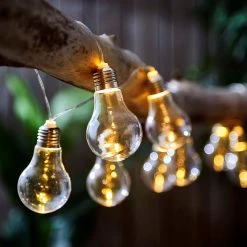 Butlers Guirlande lumineuse SUNLIGHT - ABS - 10 ampoules - Gris -Pas Cher Décoration Magasin 1000360407 220630 021 MOOD DETAILS P000000001000360407 mood