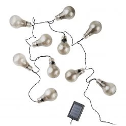 Butlers Guirlande lumineuse SUNLIGHT - ABS - 10 ampoules - Gris -Pas Cher Décoration Magasin 1000360407 220630 030 DETAILS P000000001000360407