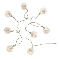 Butlers Guirlande lumineuse BULB LIGHTS III - Verre / Jute - 64 ampoules