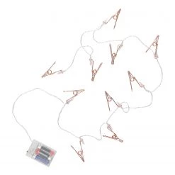 Butlers Guirlande lumineuse CLIP COUTURE - Polyester PVC - 10 ampoules