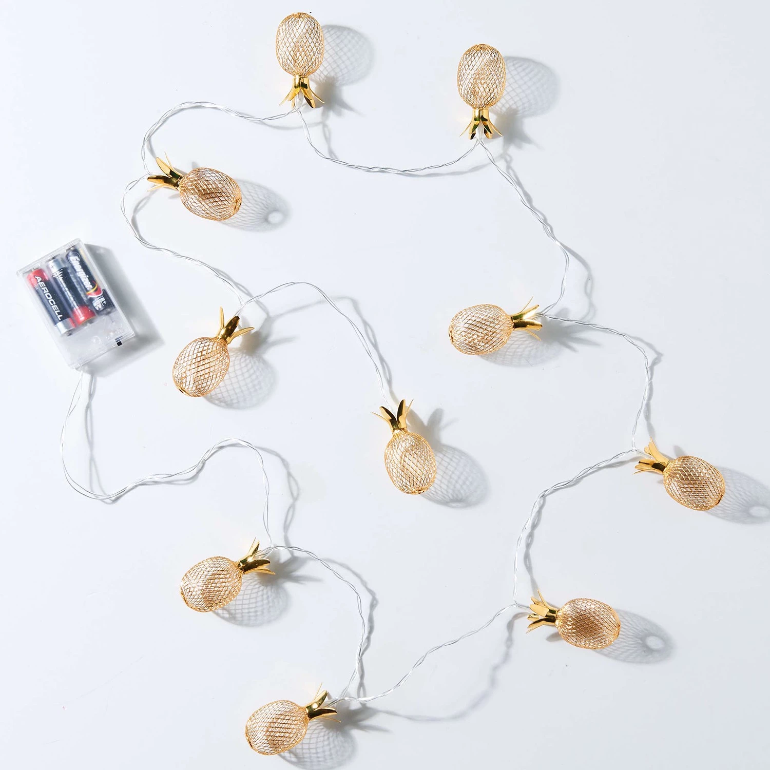 Butlers Guirlande lumineuse MIAMI - Fer / Cuivre / Polyester PVC - 10 ampoules 5 Butlers Guirlande lumineuse MIAMI - Fer / Cuivre / Polyester PVC - 10 ampoules – Image 5