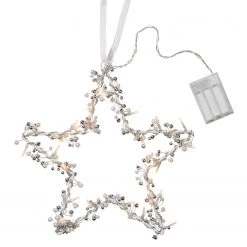 Butlers Étoile STAR LIGHTS - Polyester PVC / Fer - 24 ampoules