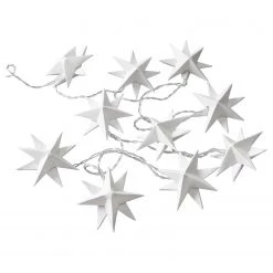 Butlers Guirlande lumineuse ORIGAMI - Papier / Polyester PVC - 10 ampoules -Pas Cher Décoration Magasin 1000360456 220630 030 DETAILS P000000001000360456