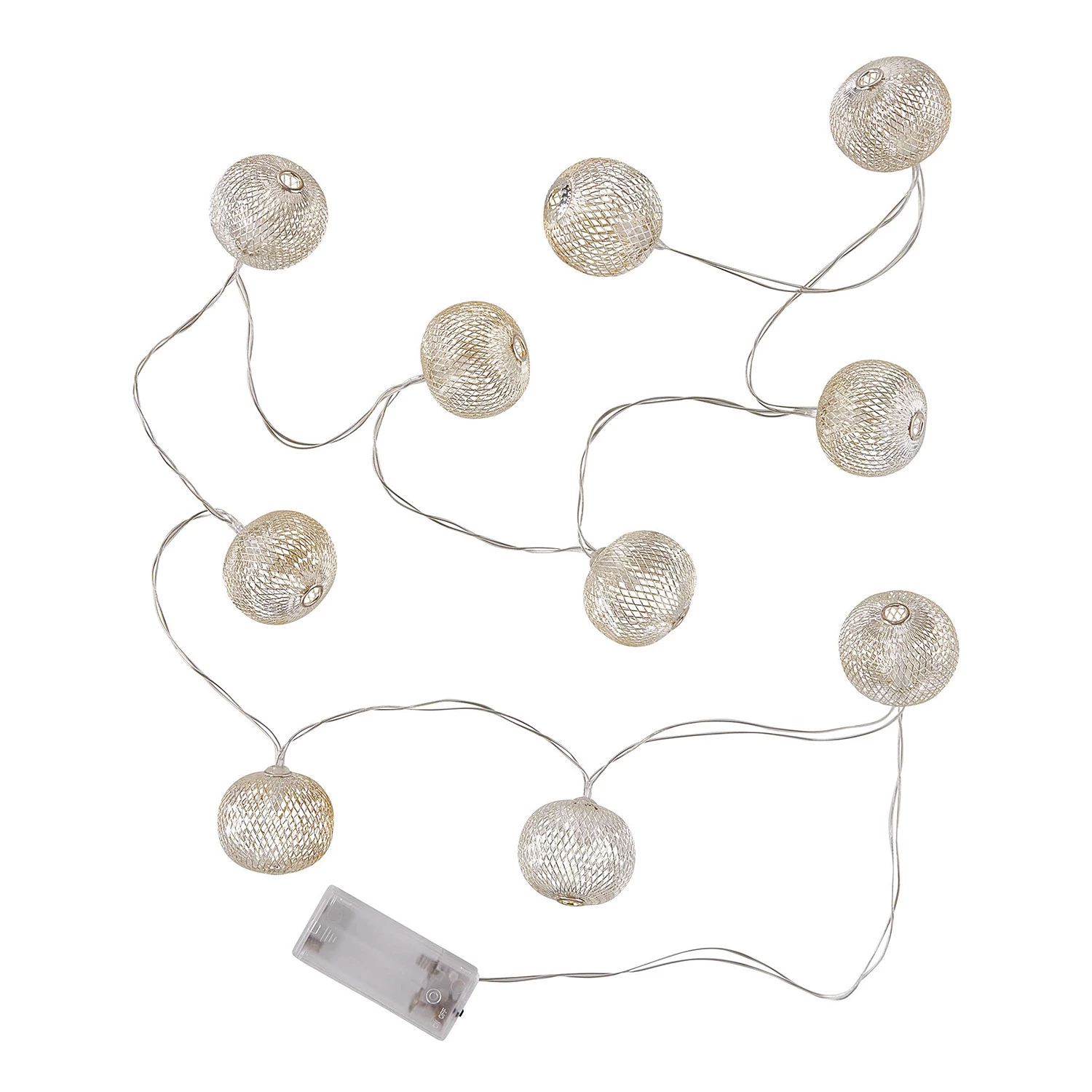 Butlers Guirlande lumineuse OSAKA - Fer / Cuivre / Polyester PVC - 10 ampoules 1 Butlers Guirlande lumineuse OSAKA - Fer / Cuivre / Polyester PVC - 10 ampoules