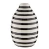 Butlers Vase CARO - Faïence - Noir / Blanc