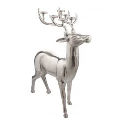 Butlers Bougeoir FOREST KING - Aluminium - Argenté -Pas Cher Décoration Magasin 1000364957 220802 030 DETAILS P000000001000364957