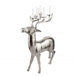 Butlers Bougeoir FOREST KING - Aluminium - Argenté -Pas Cher Décoration Magasin 1000364957 220802 050 DETAILS P000000001000364957