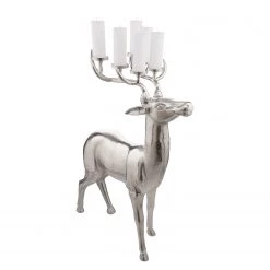 Butlers Bougeoir FOREST KING - Aluminium - Argenté -Pas Cher Décoration Magasin 1000364957 220802 060 DETAILS P000000001000364957