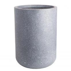 Butlers Pot de fleurs CONCRETE - Magnésie - Gris - Diamètre : 37 cm