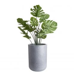 Butlers Pot de fleurs CONCRETE - Magnésie - Gris - Diamètre : 37 cm -Pas Cher Décoration Magasin 1000364970 220802 030 DETAILS P000000001000364970