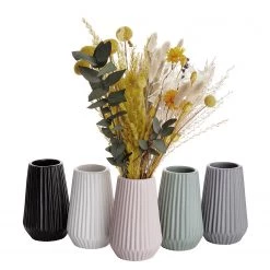 Butlers Vase RIFFLE - Céramique - Blanc -Pas Cher Décoration Magasin 1000364980 220802 040 DETAILS P000000001000364980