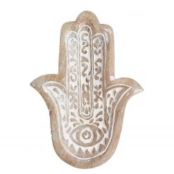 Butlers Objet déco FATIMA - Manguier - Crème / Naturel - 15 x 22 cm