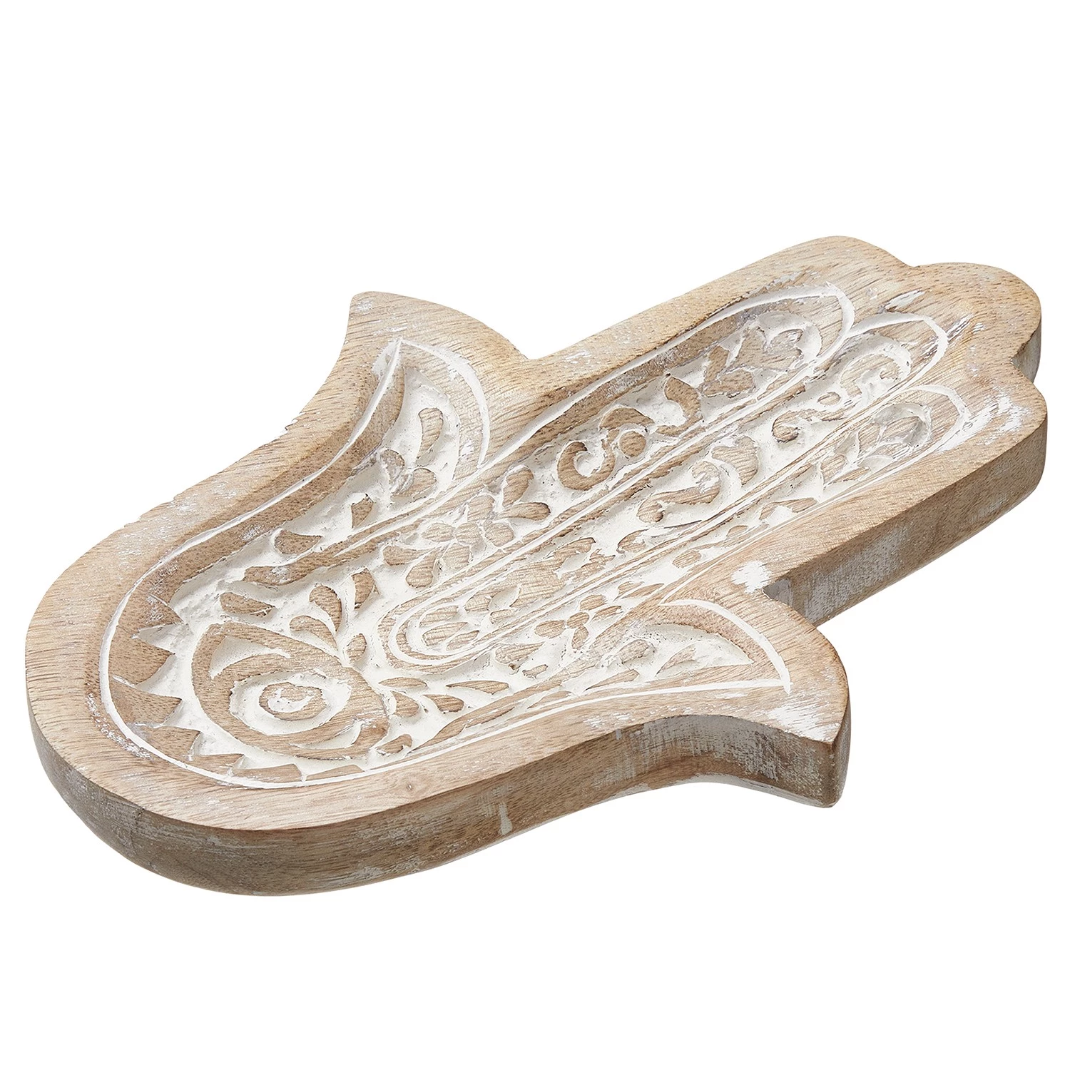 Butlers Objet déco FATIMA - Manguier - Crème / Naturel - 15 x 22 cm 2 Butlers Objet déco FATIMA - Manguier - Crème / Naturel - 15 x 22 cm – Image 2