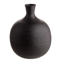 Butlers Vase PAREA - Aluminium - Noir