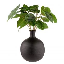 Butlers Vase PAREA - Aluminium - Noir -Pas Cher Décoration Magasin 1000364993 220802 030 DETAILS P000000001000364993