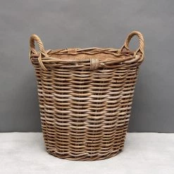 Butlers Panier MOSES - Rotin - Gris -Pas Cher Décoration Magasin 1000365014 220802 025 MOOD DETAILS P000000001000365014 mood