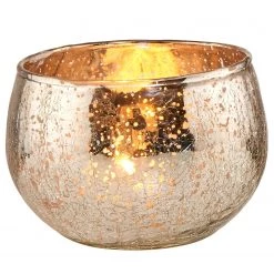 Butlers Photophore DELIGHT II - Verre - Argenté