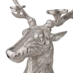 Butlers Bougeoir FOREST KING - Aluminium - Argenté -Pas Cher Décoration Magasin 1000365299 220721 070 DETAILS P000000001000365299