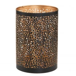 Butlers Photophores LUMINOUS STARS II (lot de 2) - Fer - Noir / Doré -Pas Cher Décoration Magasin 1000365349 220721 050 DETAILS P000000001000365349