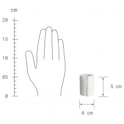 Butlers Bougeoir MARBLE - Marbre blanc -Pas Cher Décoration Magasin 1000365366 220721 500 SKETCH DETAILS P000000001000365366 sketch