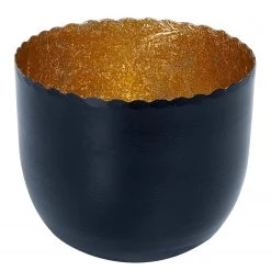 Butlers Photophore DELIGHT III - Fer - Noir / Doré