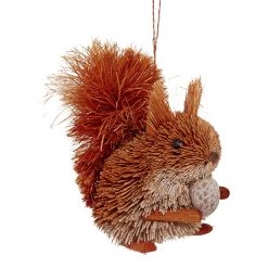 Butlers Décoration de Noël HANG ON Licornes noix - Paille - Orange