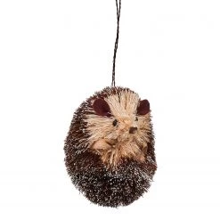 Butlers Décoration de Noël HANG ON Hérisson - Paille - Marron