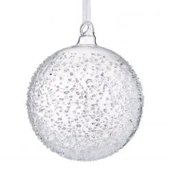 Butlers Boule de Noël HANG ON en verre - Verre - Transparent